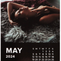 Desktop calendar  display option for boudoir images from Primal Soul Boudoir in Rosenberg, Texas.